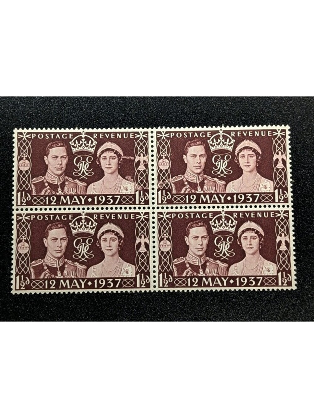 Great Britain 1937 - King George VI Coronation - Block of 4 - Scott 234 - MNH